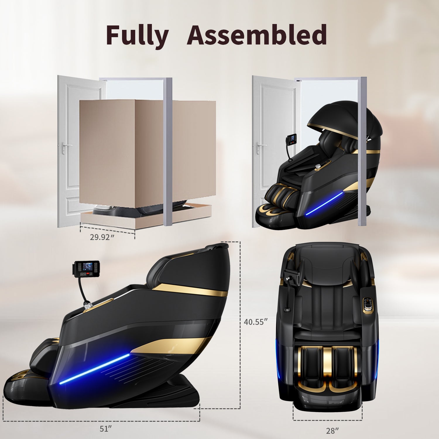 Dr.hiumi Zero Gravity Sleep Pod Massage Chair